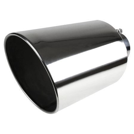 SPEC-D TUNING Exhaust Tip- 4 Inch Inlet, 8 Inch Outlet, MF-TP0408D-S-TD MF-TP0408D-S-TD